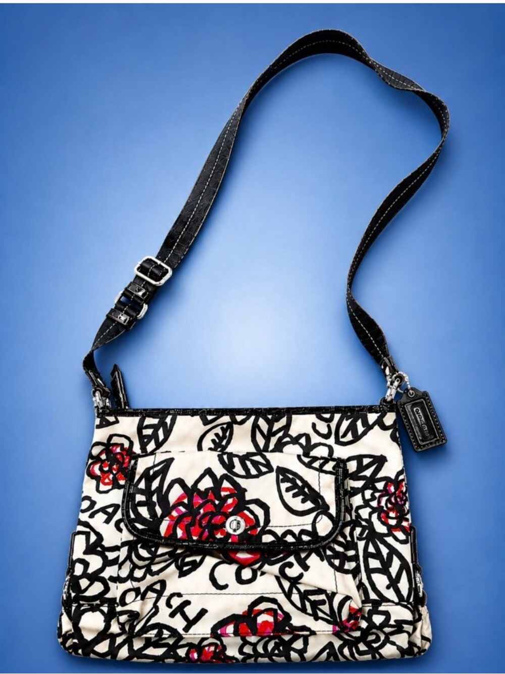 COACH Poppy Floral Graffiti Print